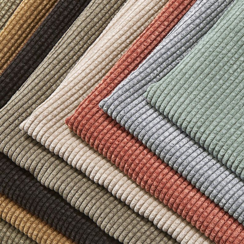 Bred cord Bubble Ensfarvet – reed,  image number 6