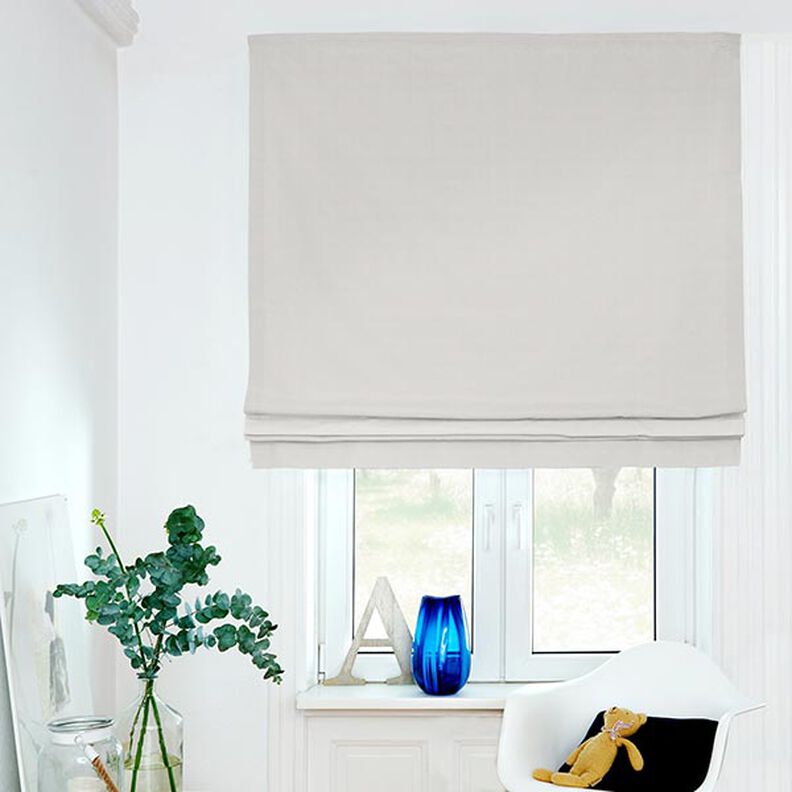 Dekorationsstof Meget let – sølv metallisk,  image number 4