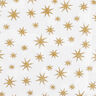 Tyl glitter-stjerner – hvid/guld,  thumbnail number 1