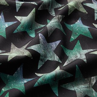 Softshell stjerner – sort/grøn, 