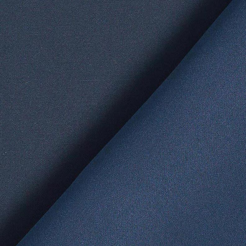 Viskosesatin Ensfarvet – marineblå,  image number 4