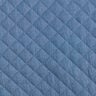 Quiltet stof chambray ensfarvet – jeansblå,  thumbnail number 1