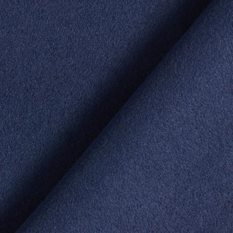Frakkestof genanvendt polyester – marineblå,  image number 3