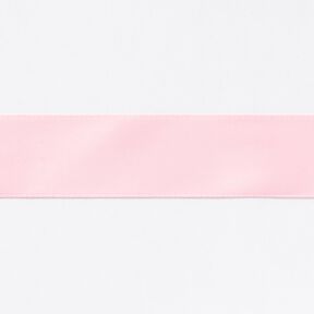 Satinbånd [25 mm] – lys rosa, 