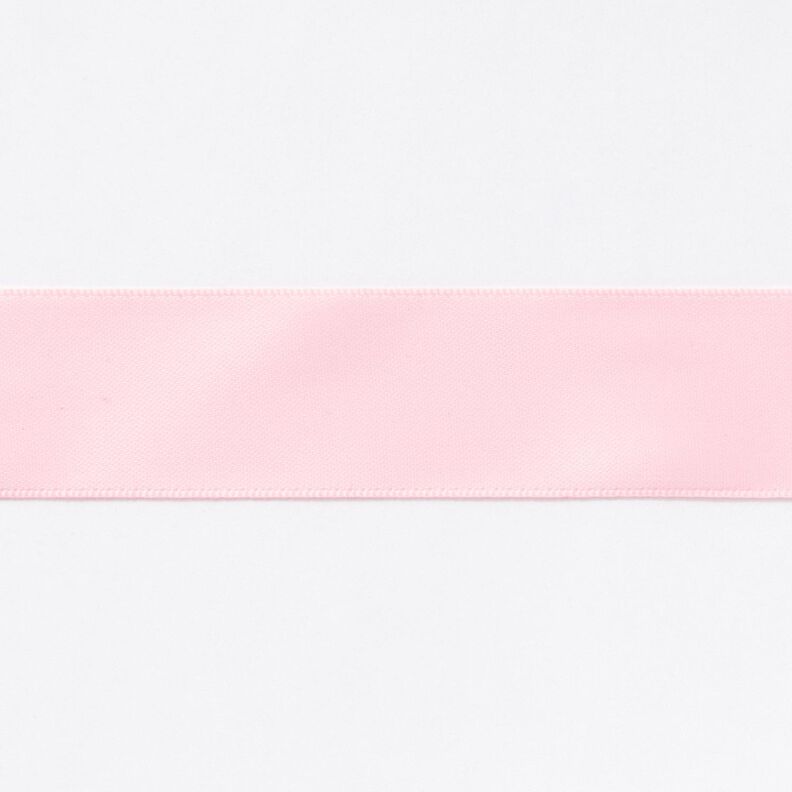Satinbånd [25 mm] – lys rosa,  image number 1
