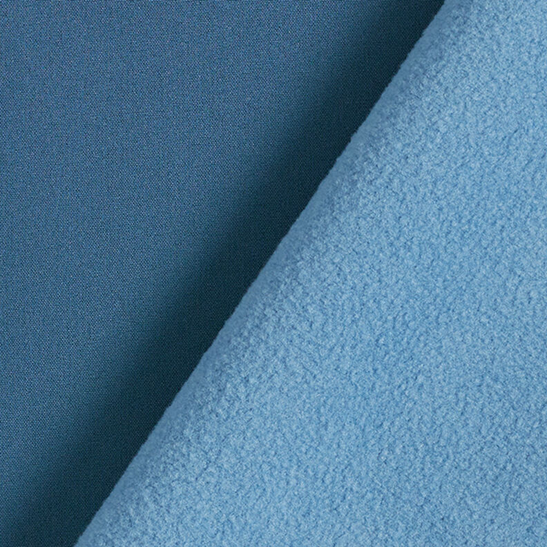 Softshell Ensfarvet – jeansblå,  image number 4