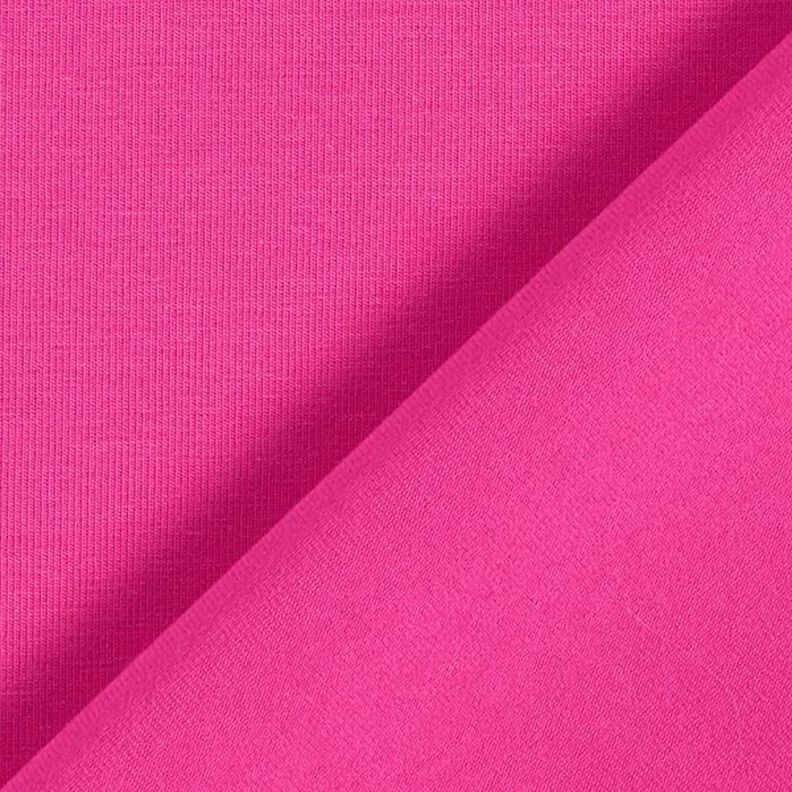 Bomuldsjersey Medium ensfarvet – intens pink,  image number 5