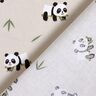 Bomuldsstof Cretonne sød pandabjørn – natur,  thumbnail number 4