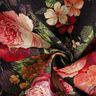 Dekorationsstof Gobelin blomsterbuketter – sort/terracotta,  thumbnail number 3