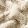 Kunstpels Bouclé stof romber – sand/natur,  thumbnail number 2