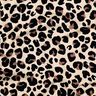 French Terry Sommersweat lille leopardprint Digitaltryk | Poppy Fabrics – lysebeige/lysebrun,  thumbnail number 2