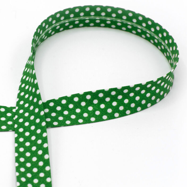 Skråbånd Prikker [18 mm] – grøn,  image number 1