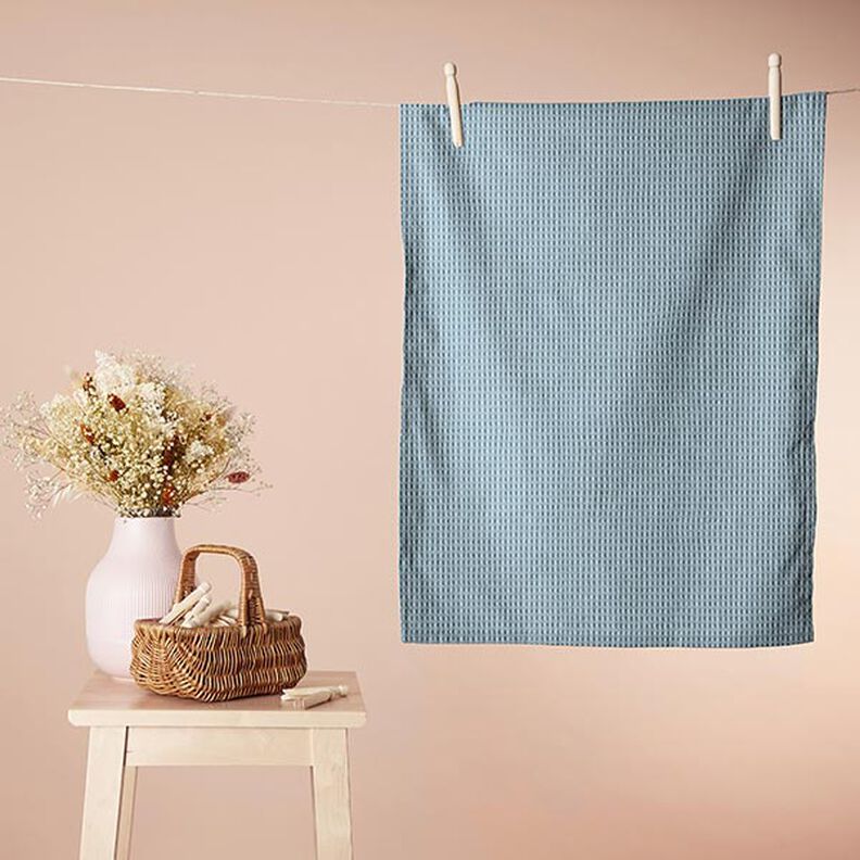 Vaffelpiqué – lyseblå,  image number 6