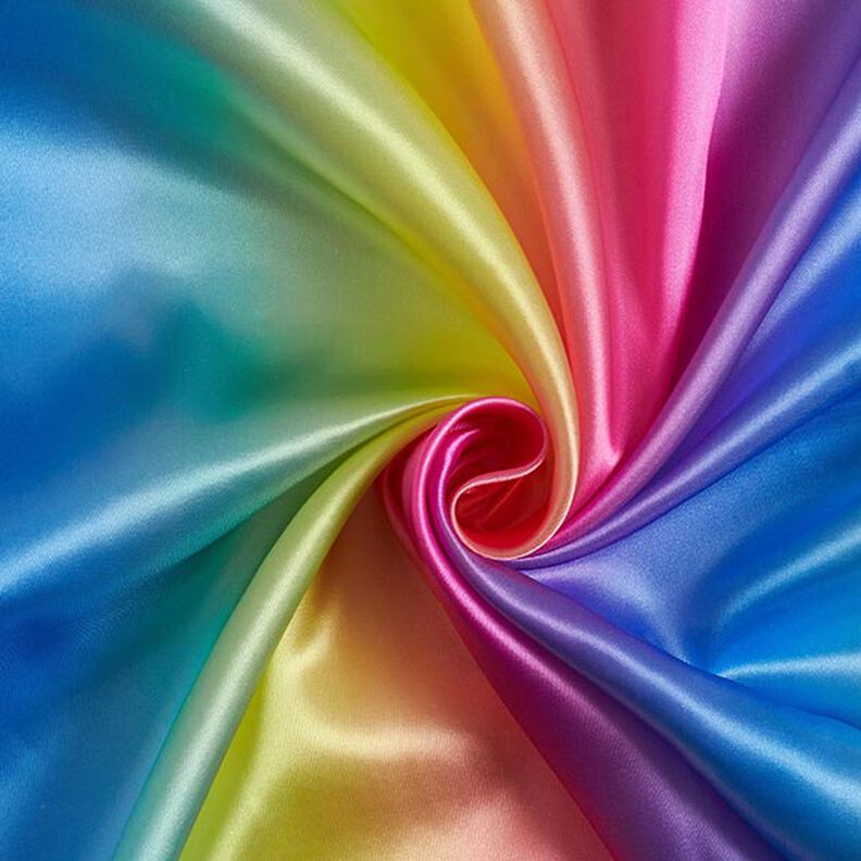 Polyestersatin regnbue farveforløb,  image number 4