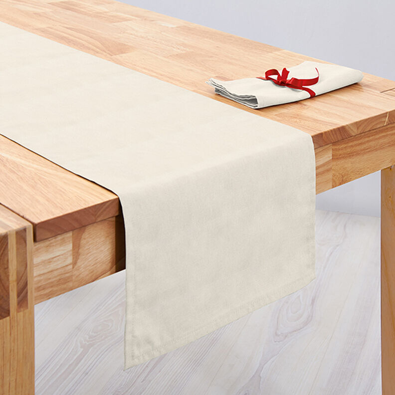 Dekorationsstof Canvas – lysebeige,  image number 5