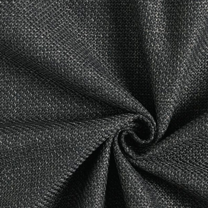 Polsterstof grov kryds twill Bjorn – antracit,  image number 1