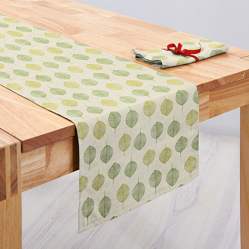 Dekorationsstof Halvpanama Blade &ndash; natur,  image number 7