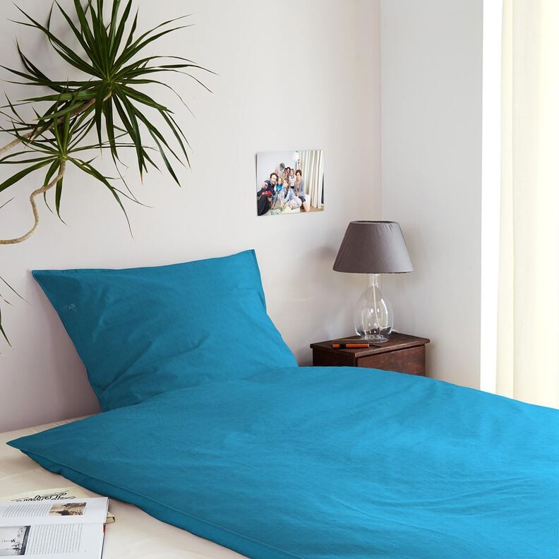 Bomuldssatin Ensfarvet – let benzin | Reststykke 80cm,  image number 7