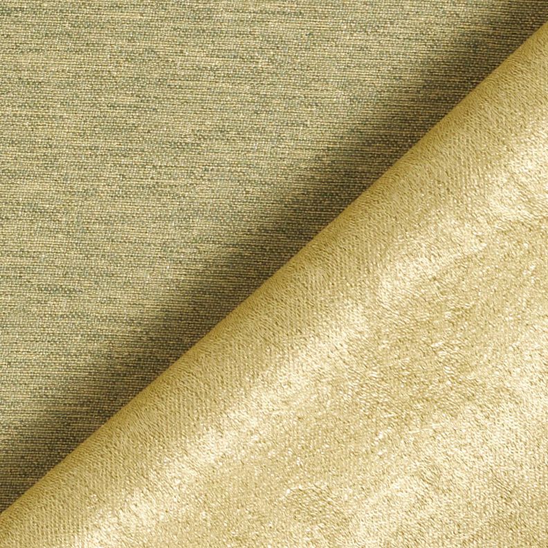 Gardinstof Doubleface – guloliven,  image number 3