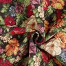Dekorationsstof Gobelin blomsterbukket lurex – sort/guld,  thumbnail number 4