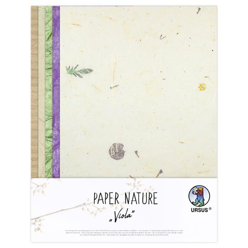 Naturpapir-sæt  "Paper Nature Viola",  image number 2