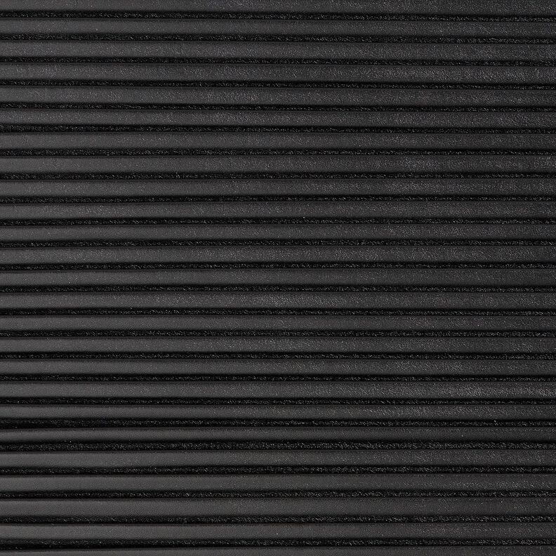 Kunstlæder plissé – sort,  image number 1