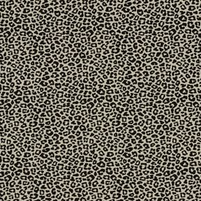 Bomuldsjersey Mini Leo-print – greige/sort, 