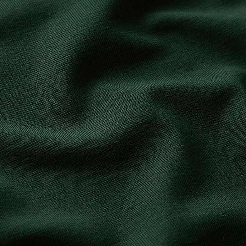 GOTS Bomuldsjersey | Tula – mørkegrøn,  image number 2