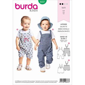 Smækbukser til babyer, Burda 9337 | 62 - 92, 