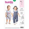 Smækbukser til babyer, Burda 9337 | 62 - 92,  thumbnail number 1