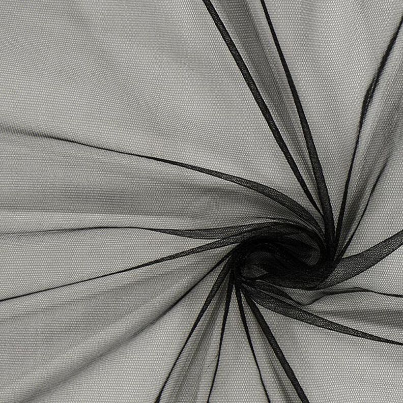 Glitrende tyl – sort,  image number 1