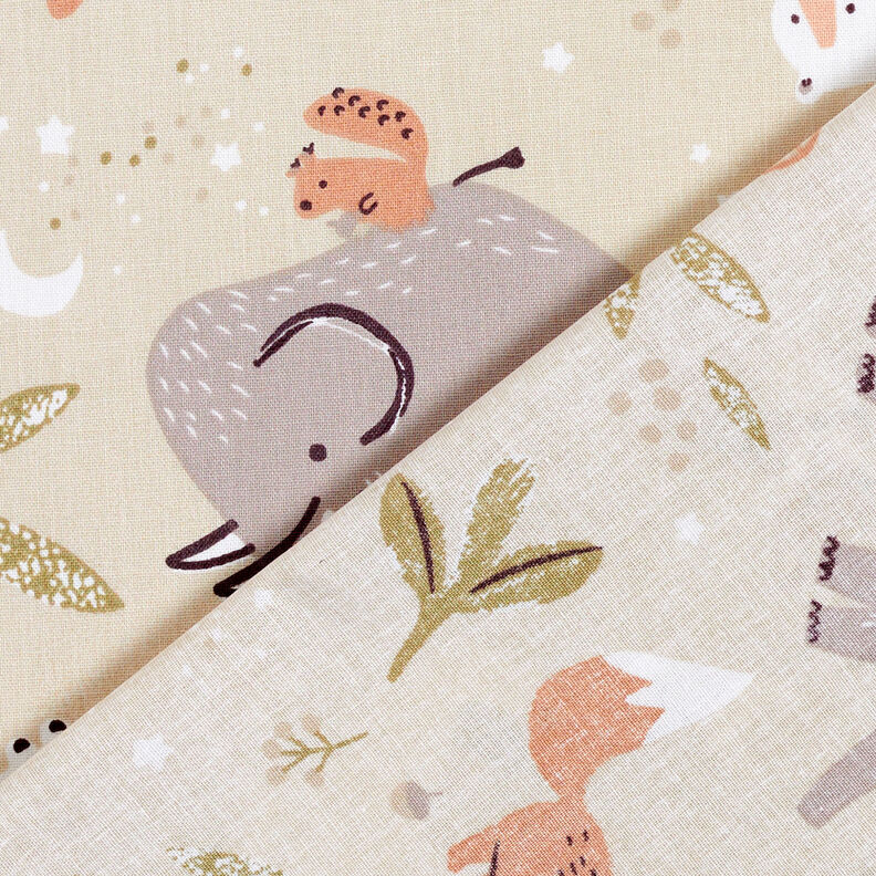 Bomuldspoplin dyr fra hele verden – natur,  image number 5