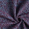 Buksestof i denimlook med leopardprint – aubergine/jeansblå,  thumbnail number 3