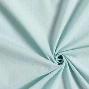 Bomuldsbatist Dobby – isblå, 