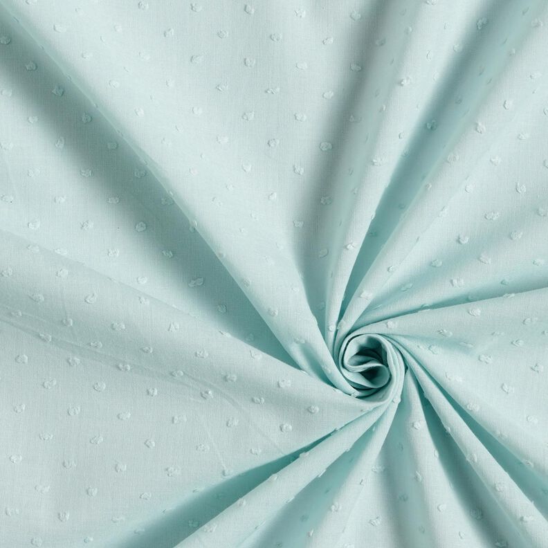 Bomuldsbatist Dobby – isblå,  image number 1