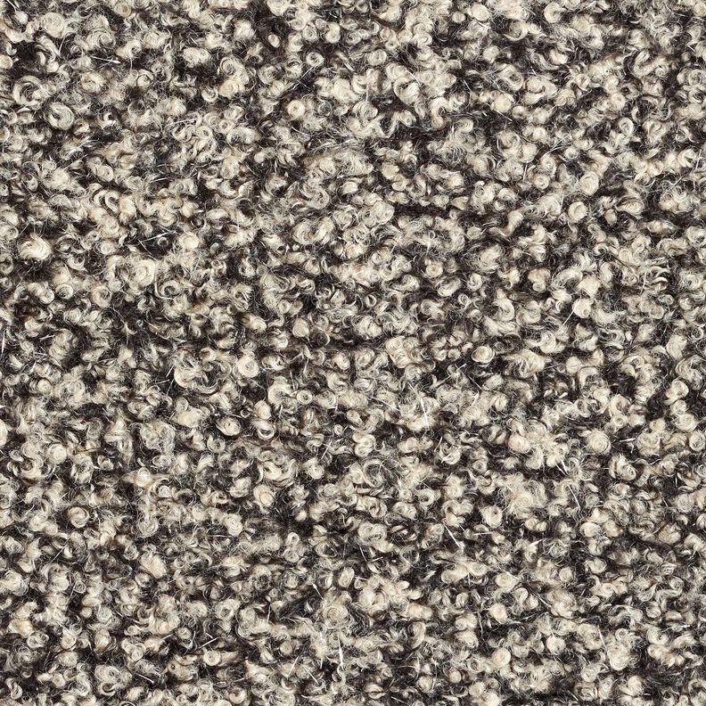 Strick-Bouclé Glitterfibre melange – cashew/sort,  image number 1