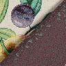 Dekorativt panelstof Gobelin farverige frugter – lysebeige/karminrød,  thumbnail number 4