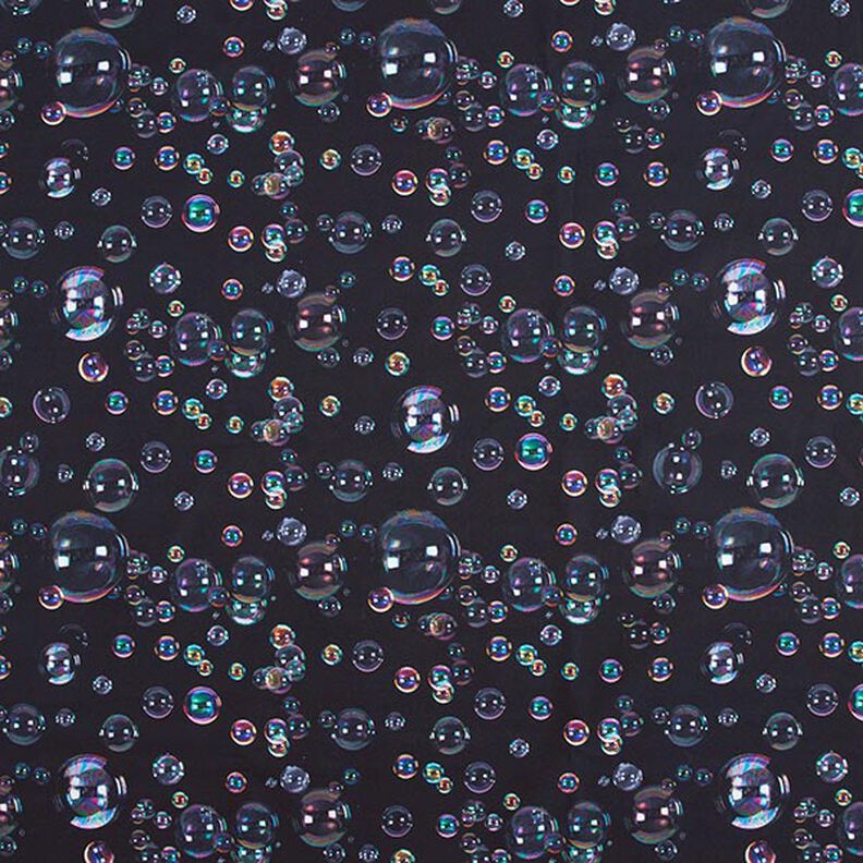 Softshell sæbebobler Digitaltryk – sort-blå,  image number 1