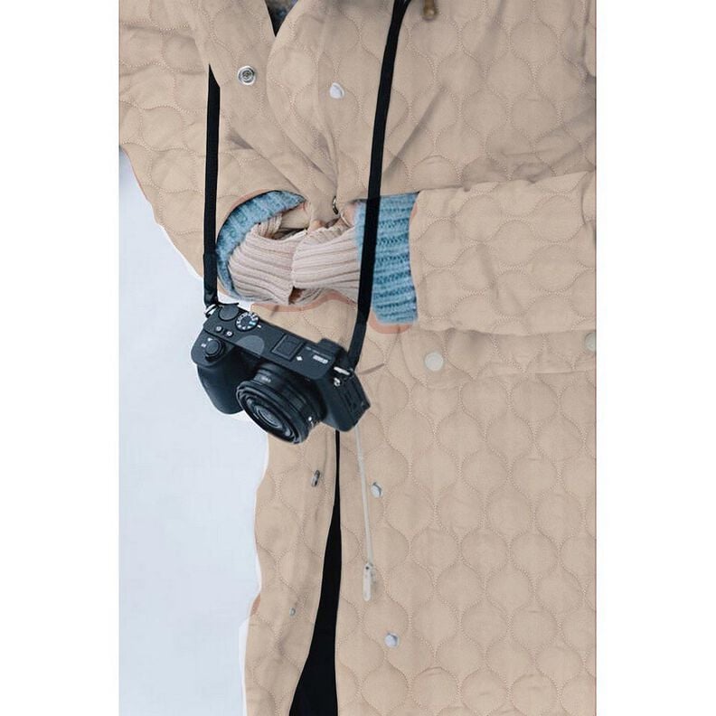 Quiltstof cirkelmønster | Poppy Fabrics – jeansblå,  image number 5