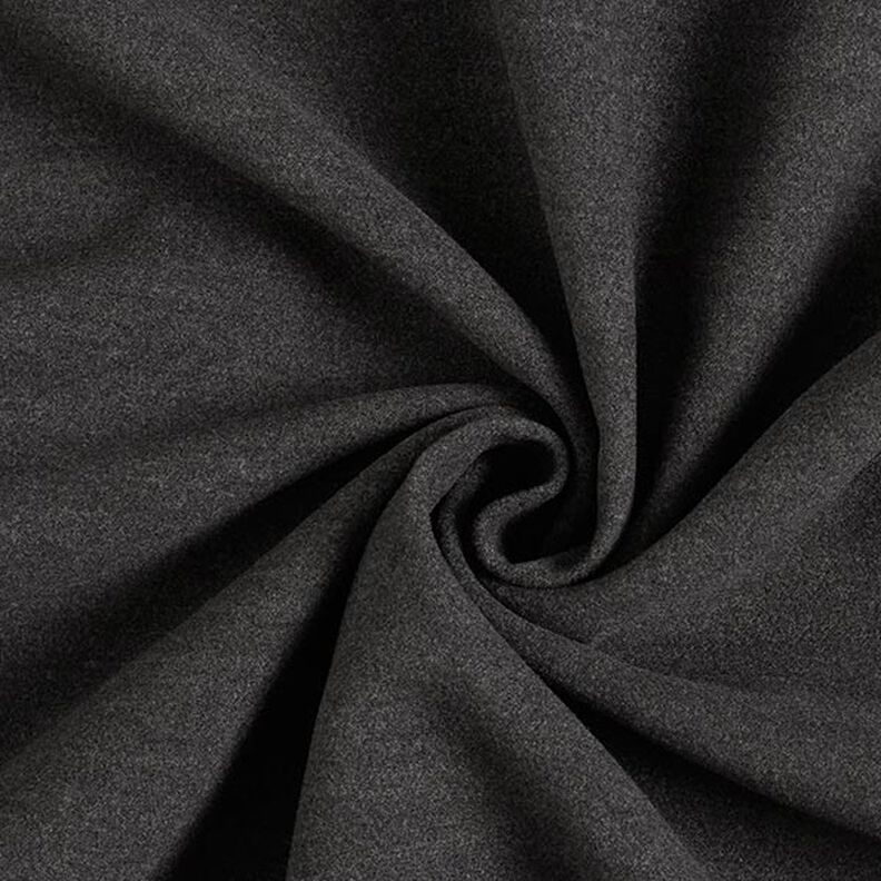 Frakkestof genanvendt polyester melange – antracit,  image number 1