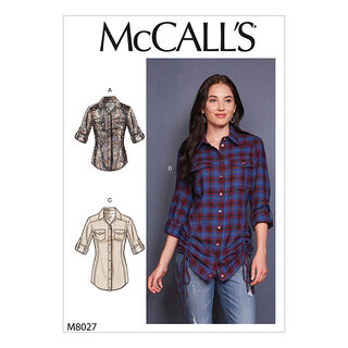 Bluse, McCall´s 8027 | 40-48, 