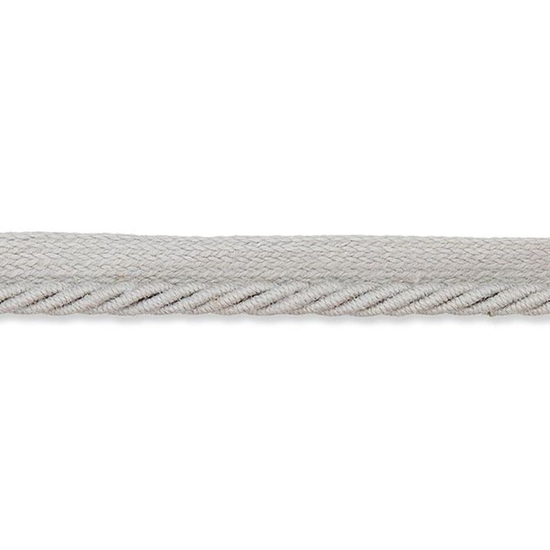 Kordel-Paspelbånd [9 mm] - lysegrå,  image number 1