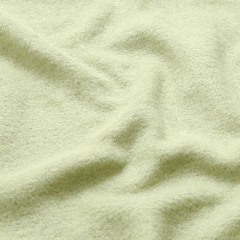 Cashmere fleece ensfarvet – pistacie,  image number 2