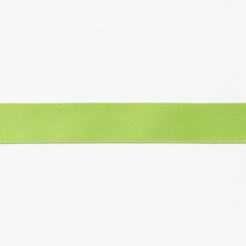 Satinbånd [15 mm] – æblegrøn,  image number 1