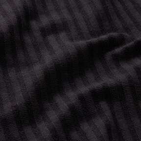 Rib-jersey strikkemønster – sort, 