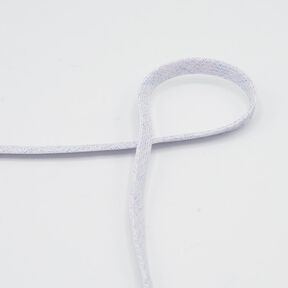 Flad kordel Hættetrøje Lurex [8 mm] – hvid/syren, 