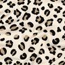 Sweatshirt lodden leopardtryk | Poppy Fabrics – creme/anemone,  thumbnail number 2