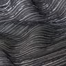 Gennemsigtig plissé glitterstriber – sort,  thumbnail number 2