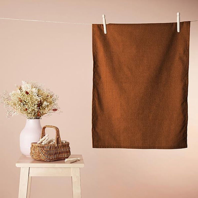 Vaffelpiqué Mini – terracotta,  image number 6