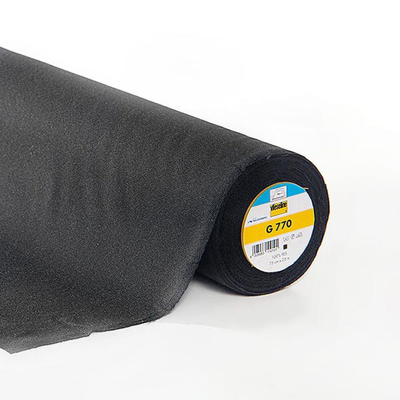 G 770 Vævede Indlæg | Vlieseline – sort,  image number 1